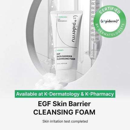 Zipiderm Egf Deep Cleansing Foam Korean Gentle Facial Cleanser