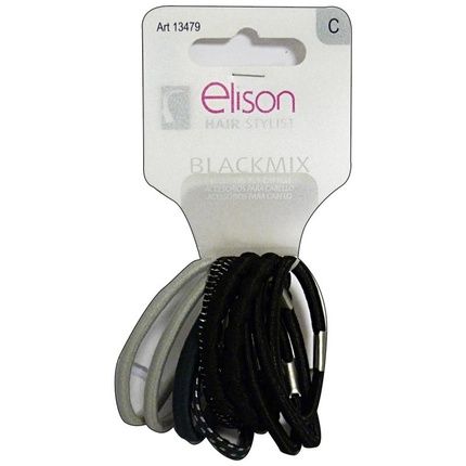Gabbiano Elastics 13479 Assorted Fantasy Blackmix13405 Hair Accessory