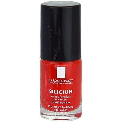 La Roche-Posay Silicium Protective Fortifying Nail Polish 6Ml - Color: 22 Poppy Red