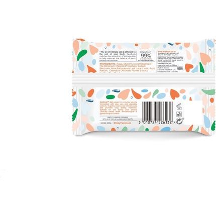 Femfresh Intimate Hygiene Feminine Freshness Biodegradable Wipes 25 Wipes - Image 3