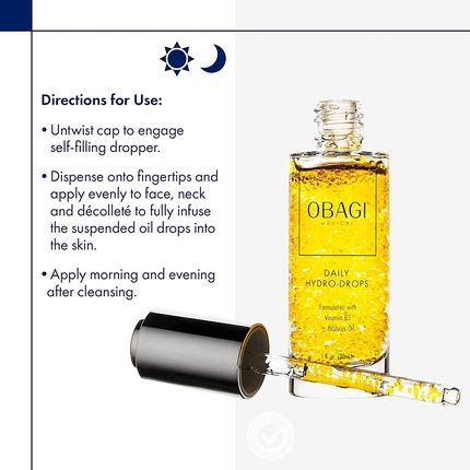 Obagi Daily Hydro-Drops Hydrating Facial Serum For Dry Skin 1 Fl Oz
