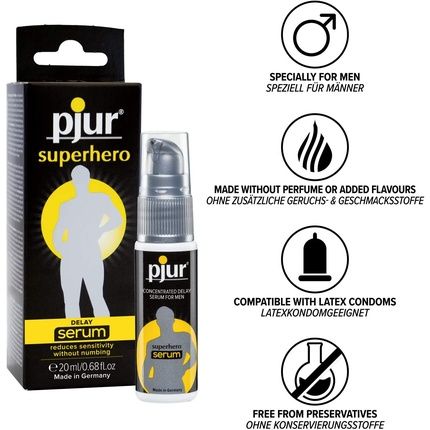 Pjur Superhero Delay Serum For Men 20Ml