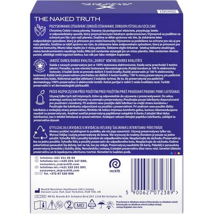 Durex Classic Extra Safe Thicker Condoms With Lubricant - Image 3