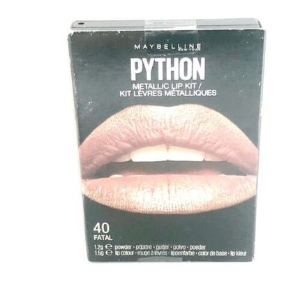 Maybelline Python Metallic Lip Kit Fatal 40 Brown & Bronze - Image 3