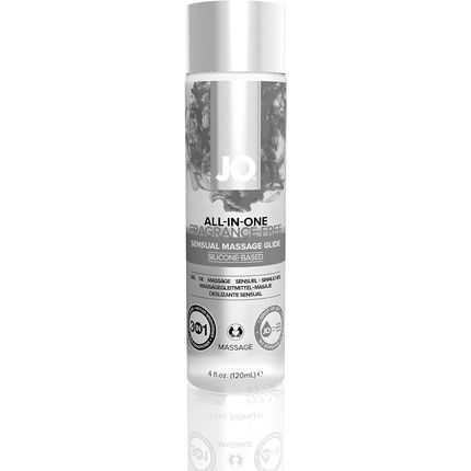 System Jo Sensual Massage Oil Unscented 4 Ounce Bottle