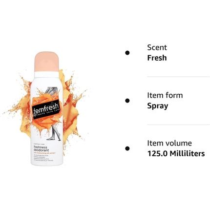Femfresh Freshness Doedorant Spray 125Ml