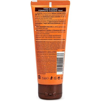 Sun Cream Face & Body Spf 30 Travel Size 75Ml