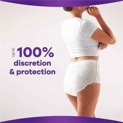Always Discreet Incontinence Pants Women Large 10 Normal Absorbency Pants Odor Neutralizer Dress Size 16-22 For Sensitive Bladder