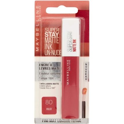 Maybelline New York Limited Edition Super Stay Matte Ink Liquid Lipstick 80 Ruler 5Ml