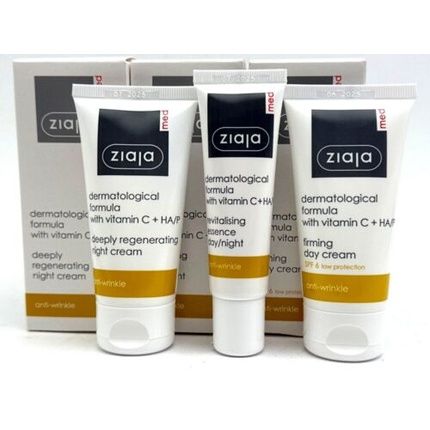 Ziaja Vitamin C Anti-Wrinkle Face Cream Formula Serum 30Ml