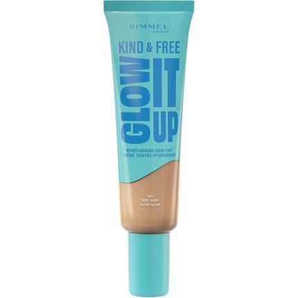 Rimmel Rg Kind & Free Glow It Up Skin Tint 103 True Ivory A Lightweight Skin Tint For A Natural Glow