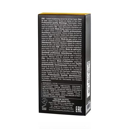 Alfaparf Milano Semi Di Lino Sublime Cristalli Liquidi Hair Oil With Thermal Protection 0.51 Fl. Oz. - Vegan Formula - Image 3