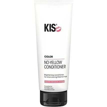 Kis Colour No-Yellow Conditioner Brightening Conditioner For Silver And Light Blonde Hair