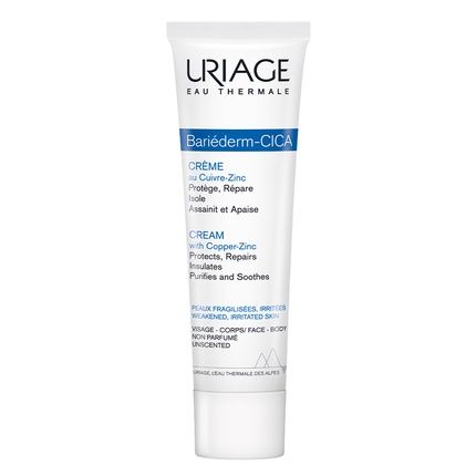 Uriage Bariderm Repairing Cica Cream 100Ml Unisex Cream With Copper And Zinc For Skin Repair