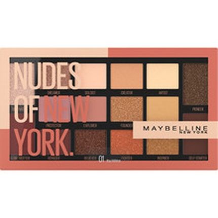 Maybelline Nudes Of New York Palette Of 16 Eye Shadows