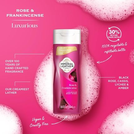 Imperial Leather Rose & Frankincense Body Wash Shower Gel With Signature Oil Blend - Image 3
