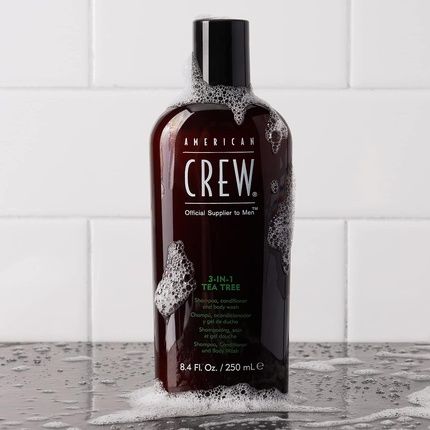 American Crew 3-In-1 Shampoo/Conditioner And Body Wash Tea Tree 450Ml