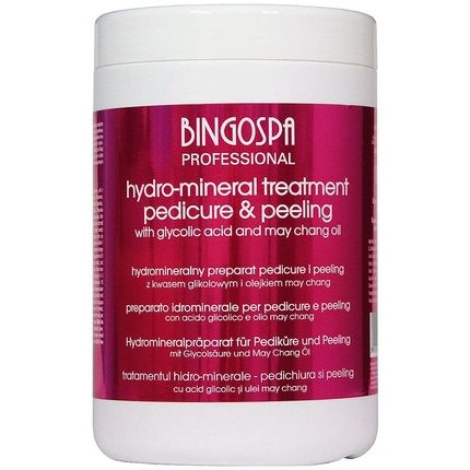 Hydromineral Treatment Pedicure And Peeling With Glycolic Acid And Mai Chang Oil