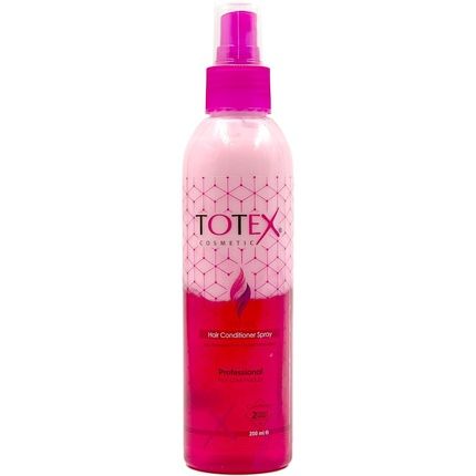 Totex Pink 2 Phase Hair Conditioner 200Ml Hair Treatment Spray Leave In Hair Conditioner Without Rinse