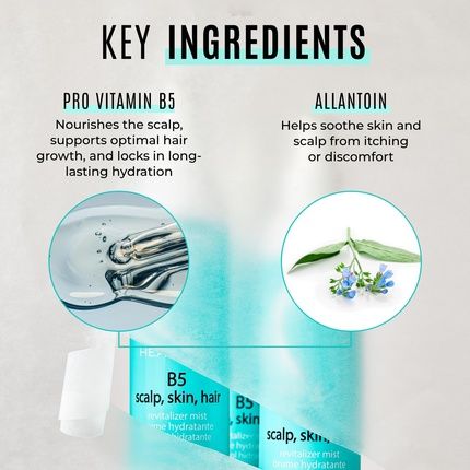 Malibu C Vitamin B5 Scalp Skin And Hair Revitalizer Mist Multiuse Hydrating - Image 3