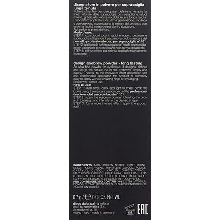 Diego Dalla Palma The Brow Studio Eyebrow Powder Long Lasting 54 - 100Ml - Image 3