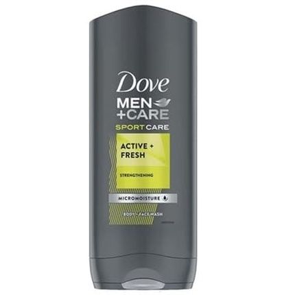Dove Men+Care Body & Face Wash Active+Fresh 13.5 Fl Oz