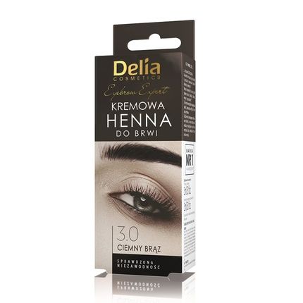 Delia Cream Eyebrow Henna 3.0 Dark Brown 15Ml