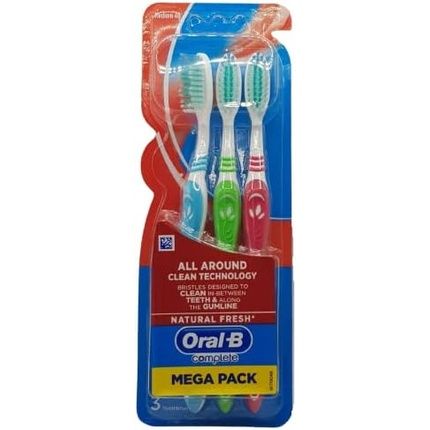 Oral-B Complete All Around Clean Technology Toothbrushes - Mega Pack Of 3 - Image 3