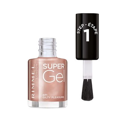 Rimmel Super Gel Nail Polish, 071 Gilty Pleasure, 12Ml