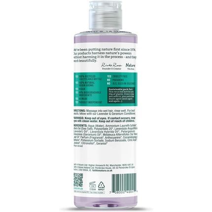 Faith In Nature Lavender & Geranium Shampoo 400Ml - Image 3