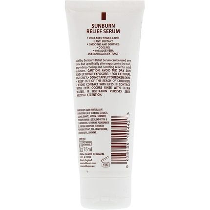 Malibu Sun After Sun Soothing Moisturising Sunburn Relief Serum With Aloe Vera 75Ml