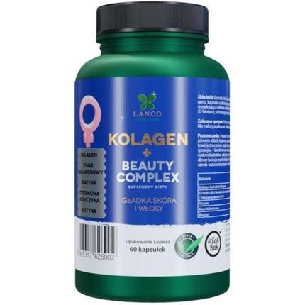 Lanco Collagen Beauty Complex Anti-Aging Capsules For Skin And Hair