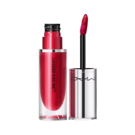 Mac Locked Kiss Ink 24Hr Lipcolour Lipstick 77 Gossip Fuchsia Pink 0.14 Fl Oz