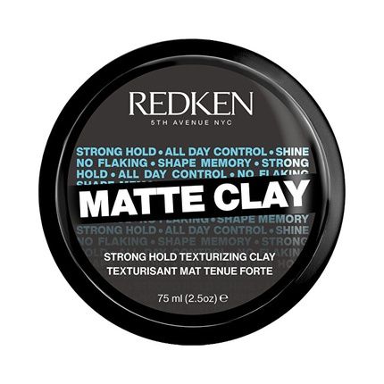 Redken Matte Clay Strong Hold Texturizing Clay 75 Ml - Image 3