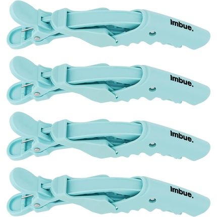 Imbue Crocodile Sectioning Clips Detangling Hair Clips For Styling Green