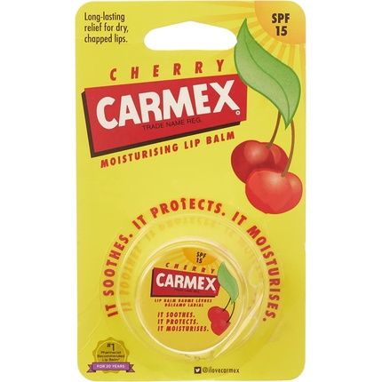 Carmex Cherry Moisturizing Lip Balm Spf15 -7.5G