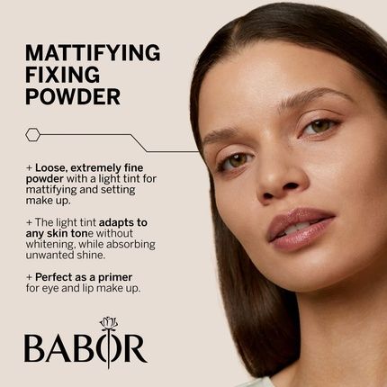 Babor Make Up Mattifying Fixing Powder With Light Tint 20G - Image 3
