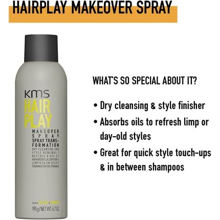 Kms Hairplay Makeover Spray 250Ml