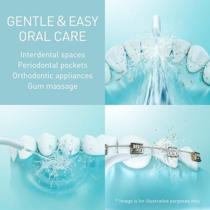 Panasonic Series 300 Ultrasonic Dental Water Flosser Ew-Dj26-V303 Oral Irrigator 200Ml Ipx7 2 Standard Tips 5 Pressure Settings Travel Accessory Purple - Image 3