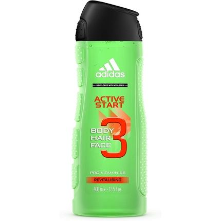 Adidas Gel Active Start Revitalizing 3 In 1 Body, Hair And Face 400Ml