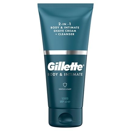 Gillette Body & Intimate Shave Cream + Cleanser 2In1 - 177 Ml