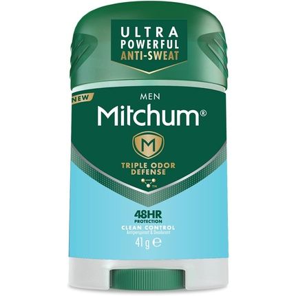 Mitchum Men Triple Odor Defense Deodorant Stick & Antiperspirant Clean Control 41G