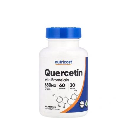 Nutricost Quercetin With Bromelain 880 Mg 60 Capsules