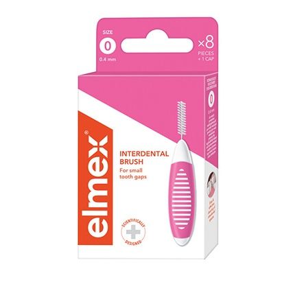 Elmex Interdental Brush Iso 0 04 Mm 8 Pieces