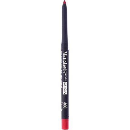 Pupa Milano Made To Last Definition Lips 300 Red Passion Lip Pencil 0.001 Oz