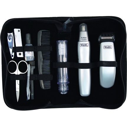 Wahl 9962-1816 Travel Set Battery Operated Beard Trimmer And Nose/Ear Hair Trimmer