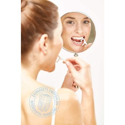 Dentek Comfort Clean Dental Floss Sticks For Back Teeth Mint Flavor Fluoride Toothpicks 30 Sticks - Image 3