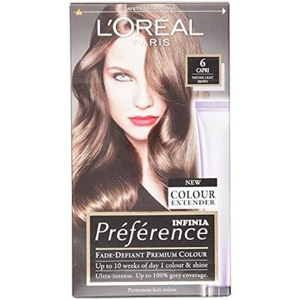 L'Oreal Preference 6 Buenos Aires Dark Blonde Permanent Hair Dye 1 Count