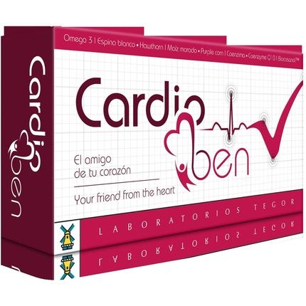 Nutricosmetics - Tegor Cardioben 60 Caps