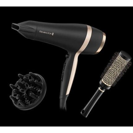 Remington 2100W Hair Dryer With Diffuser And Brush - Includes Travel Case